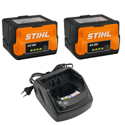 Zestaw startowy z 2x akumulator STIHL AK 20 i ładowarką AL 101