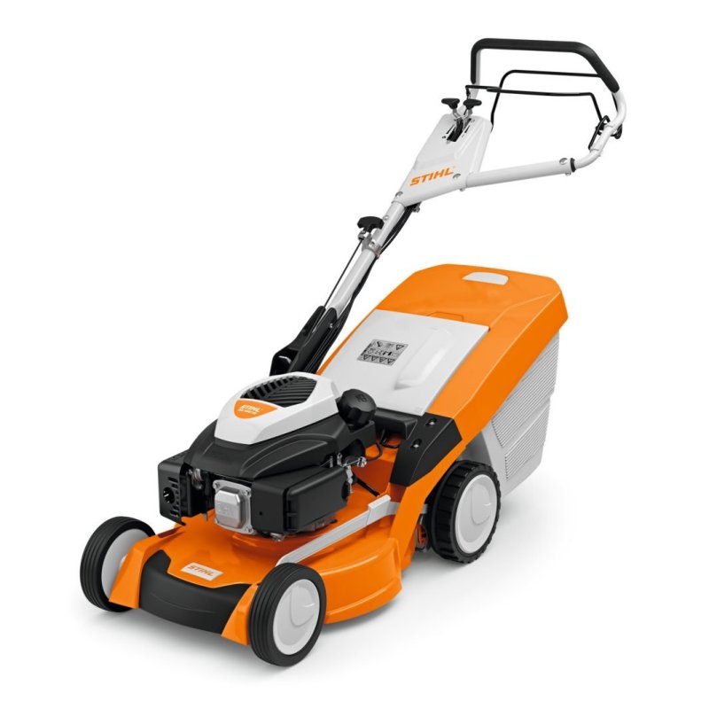 STIHL RM 650 VS (48cm, moc 3,5 KM, kosz 70l) - Profesjonalna kosiarka spalinowa z napędem i sprzęgłem noża