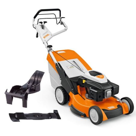 STIHL RM 655 VS - mocna kosiarka spalinowa z napędem, sprzęgłem i hamulcem noża, funkcją 3 w 1, moc 3,5 KM