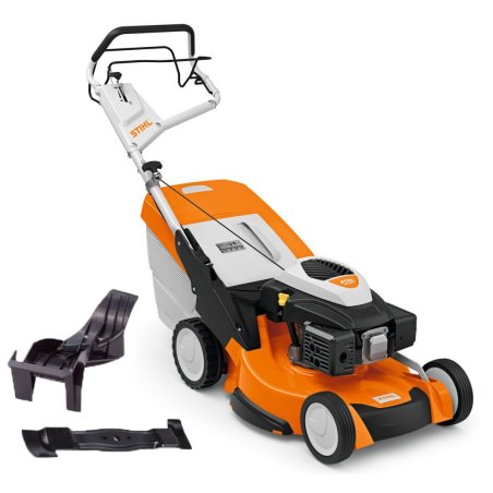 STIHL RM 655 V - mocna kosiarka spalinowa z napędem i funkcją 3 w 1, moc 3,5 KM