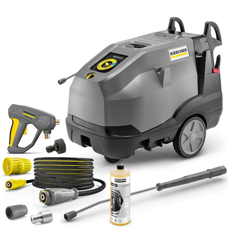 Karcher HDS 10/21 - 4M (210 bar / 1000 l/h / 155°C) Myjka wysokociśnieniowa + RM 81 10l