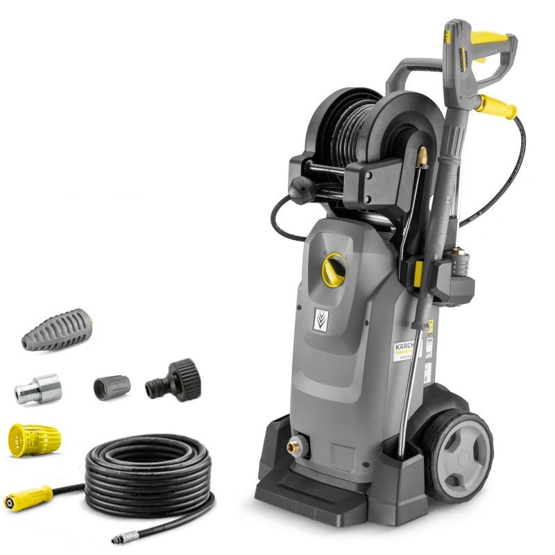 Urządzenie wysokociśnieniowe Karcher HD 7/14-4 MXA PLUS (210 bar / 700 l/h / 60 °C) TURBODYSZA  EASY!Force + AUTOMATYCZNY ZWIJAK