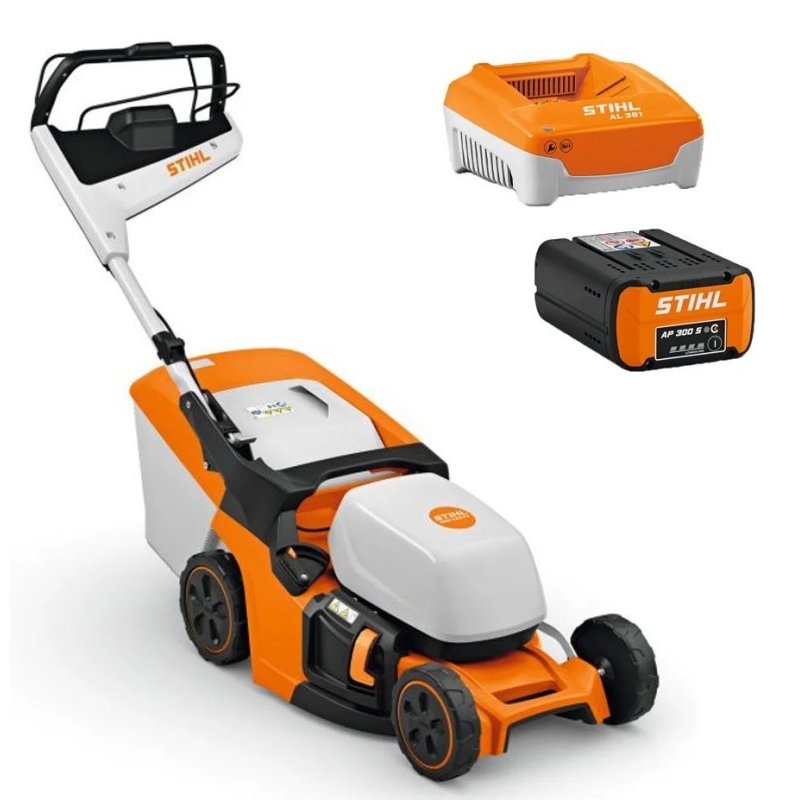 STIHL RMA 453 PV,kosiarka z akumulatorem i ładowarką (AP 300 i AL 300)
