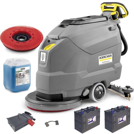 BD 50/50 C Bp Classic szorowarka Karcher + listwa ssąca + akumulatory + ładowarka
