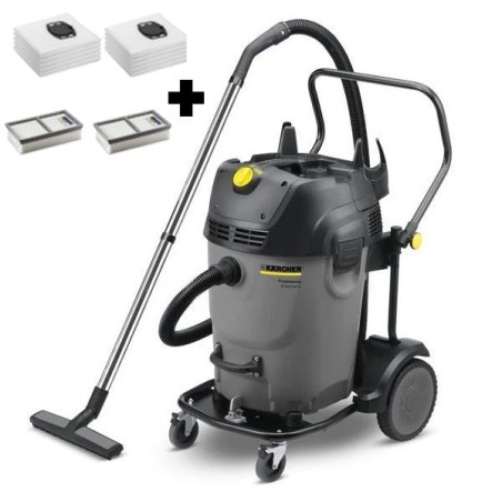 Odkurzacz uniwersalny Karcher NT 65/2 Tact² Tc (2760 W / 65 l / DN 40) Profesjonalny odkurzacz z funkcją zbierania wody
