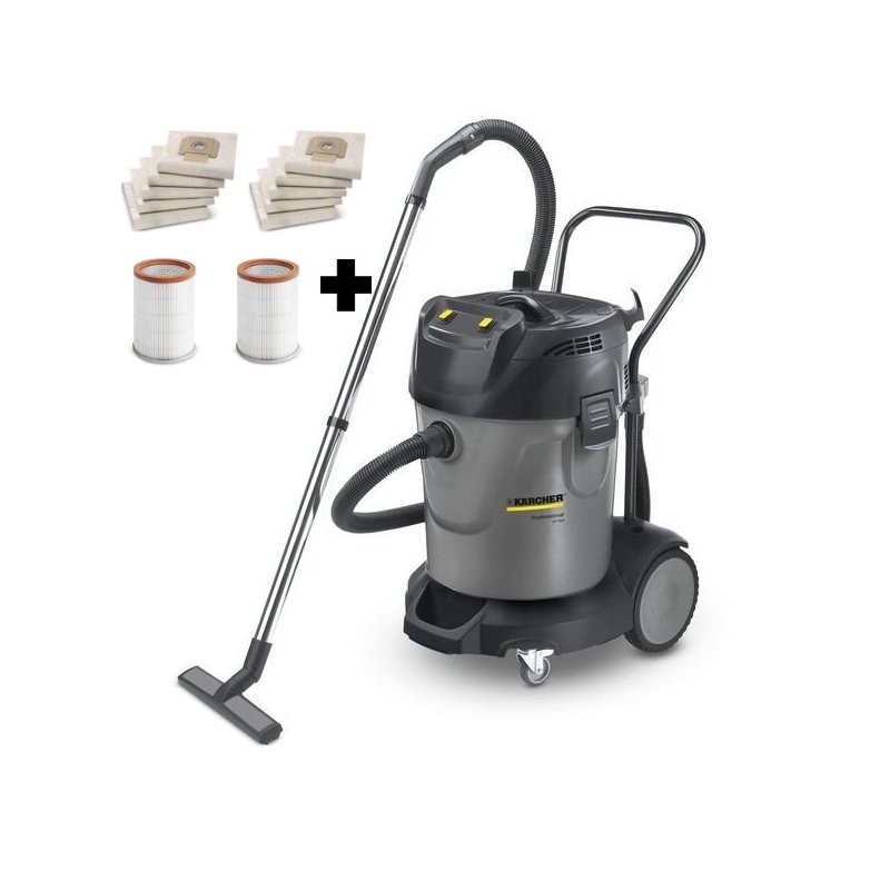 Karcher NT 70/2 (2400 W / 70 l / DN 40) Dwuturbinowy odkurzacz profesjonalny