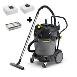 Karcher NT 65/2 Tact² (2760 W / 65 l / DN 40) - Profesjonalny odkurzacz z funkcją zbierania wody