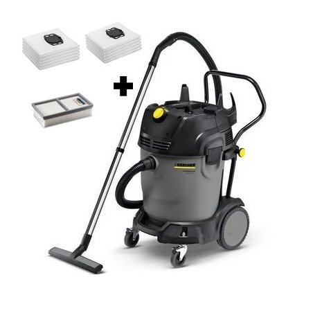 Karcher NT 65/2 Tact² (2760 W / 65 l / DN 40) - Profesjonalny odkurzacz z funkcją zbierania wody