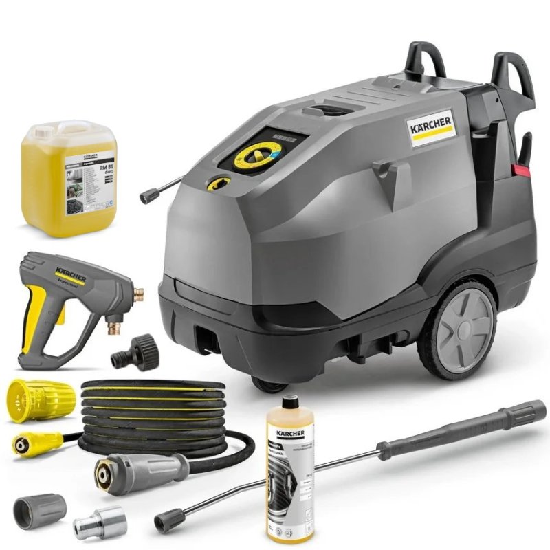 Karcher HDS 10/21 - 4M (210 bar / 1000 l/h / 155°C) Myjka wysokociśnieniowa + RM 81 10l