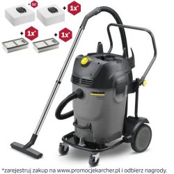 Odkurzacz uniwersalny Karcher NT 65/2 Tact² Tc (2760 W / 65 l / DN 40) Profesjonalny odkurzacz z funkcją zbierania wody