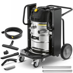 KARCHER IVC 60/24-2 Tact² (60 l / 254 mbar / 2,4 kW) Mocny odkurzacz przemysłowy - ZESTAW