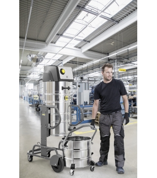 Karcher IVM 60/30 (60 l / 286 mbar / 3 kW) Mocny odkurzacz przemysłowy do pyłów - ZESTAW