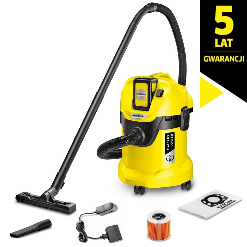 WD 3 bezprzewodowy odkurzacz Karcher
