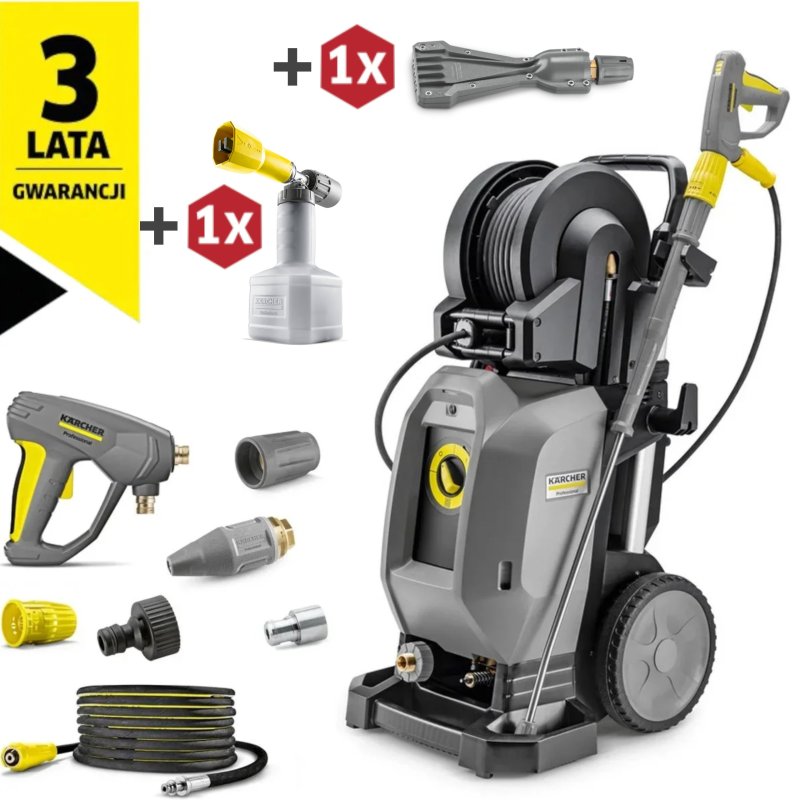 Karcher HD 10/25-4 SXA Plus (250 bar / 1000 l/h / 60 °C) + PIANOWNICA + ECO!BOOSTER Profesjonalna myjka