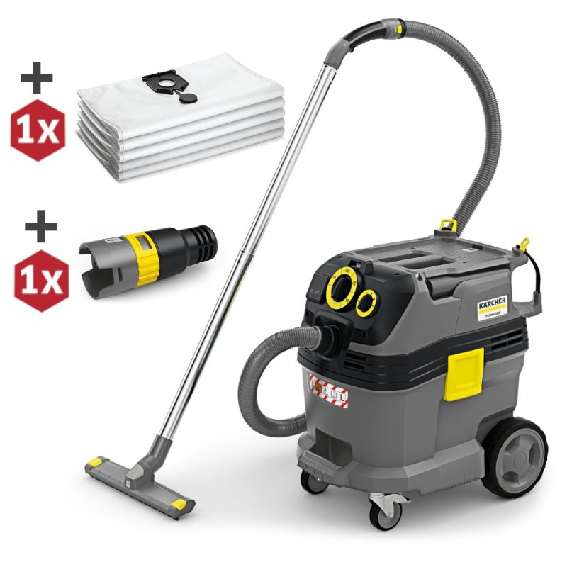 KARCHER NT 30/1 Tact Te L profesjonalny odkurzacz na sucho/mokro + WORKI + ADAPTER