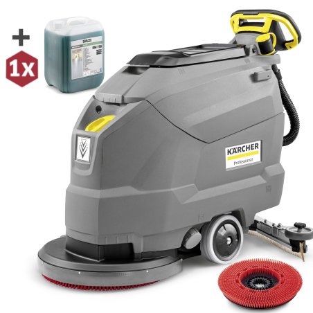 KARCHER BD 50/50 C Bp Classic (2040 m²/h / 2,3 l/min / 50 l) Profesjonalna szorowarka, automat szorujący + CHEMIA RM 756