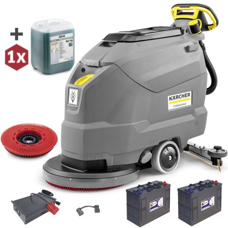 BD 50/50 C Bp Classic szorowarka Karcher + listwa ssąca + akumulatory + ładowarka