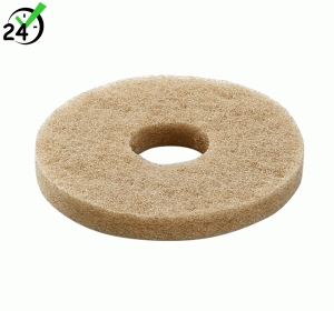 Miękki pad tarczowy o średnicy 170 mm, beżowy