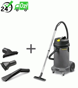 NT 48/1 Odkurzacz profesjonalny Karcher + Ssawka samochodowa + Ssawka do tapicerki + Ssawka pędzel