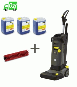 BR 30/4 C Adv szorowarka kompaktowa + szczotka uniwersalna + RM 69 30l BR 30/4 C Adv szorowarka kompaktowa + szczotka uniwersalna + RM 69 30l
