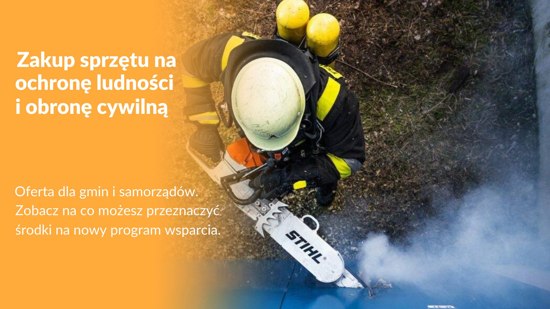 Zakup sprzętu na ochronę ludności i obronę cywilną