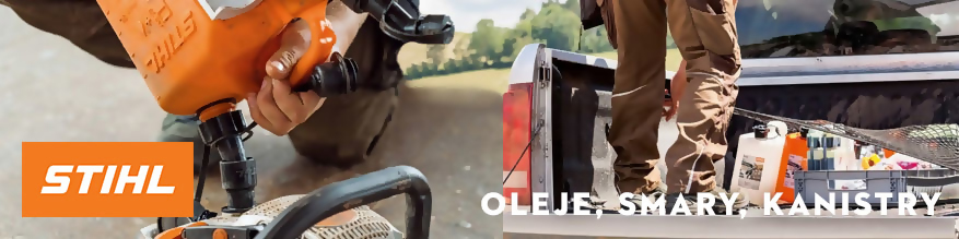 Kanistry i systemy napełniania paliwa i oleju STIHL