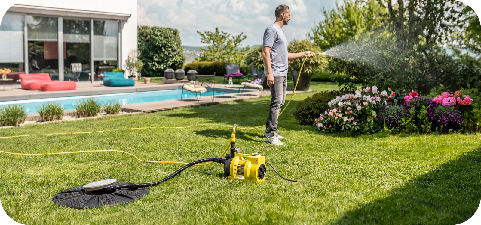 Komptaktowe kształty Karcher BP 5.000 Garden