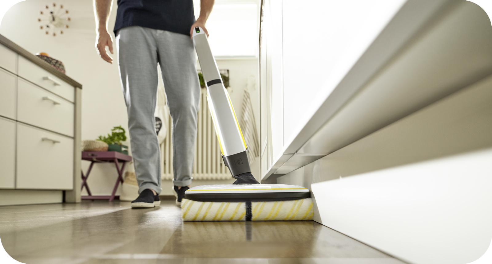 Precyzyjne mycie mopem Karcher FC 7