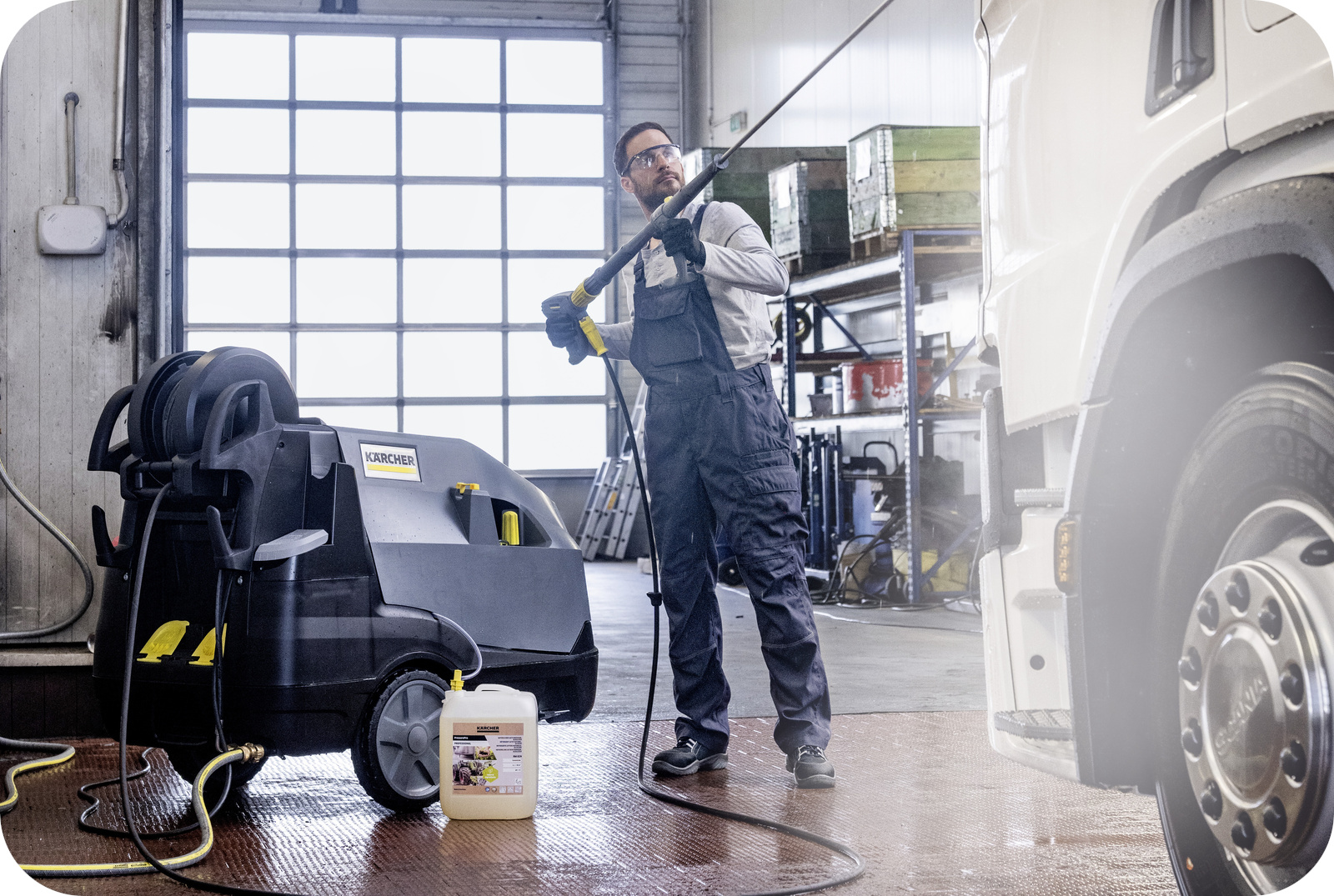 Podawanie środków czyszczących do Karcher HDS 10/21-4 MXA
