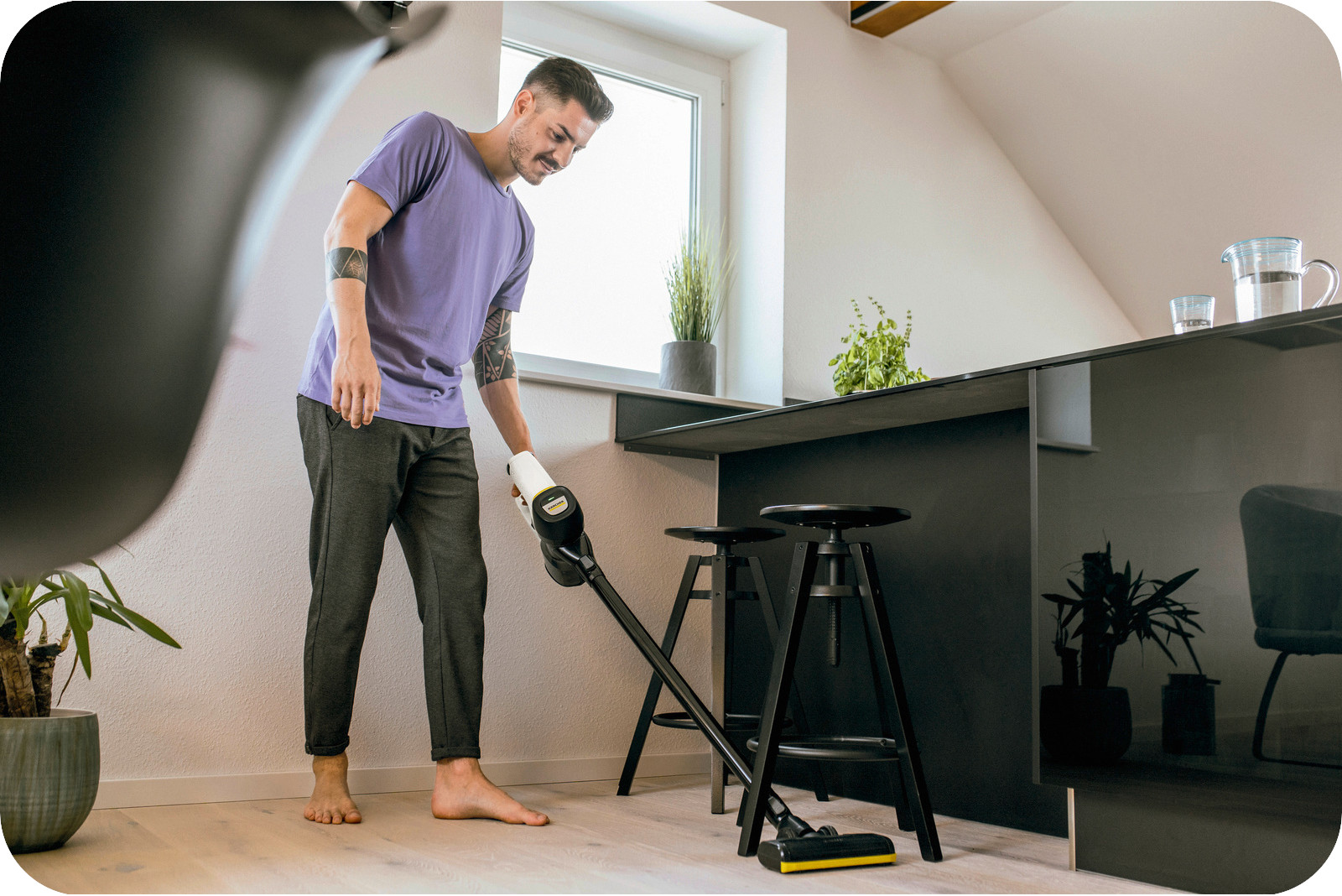 Cicha praca i tryb boost odkurzacza Karcher VC 4