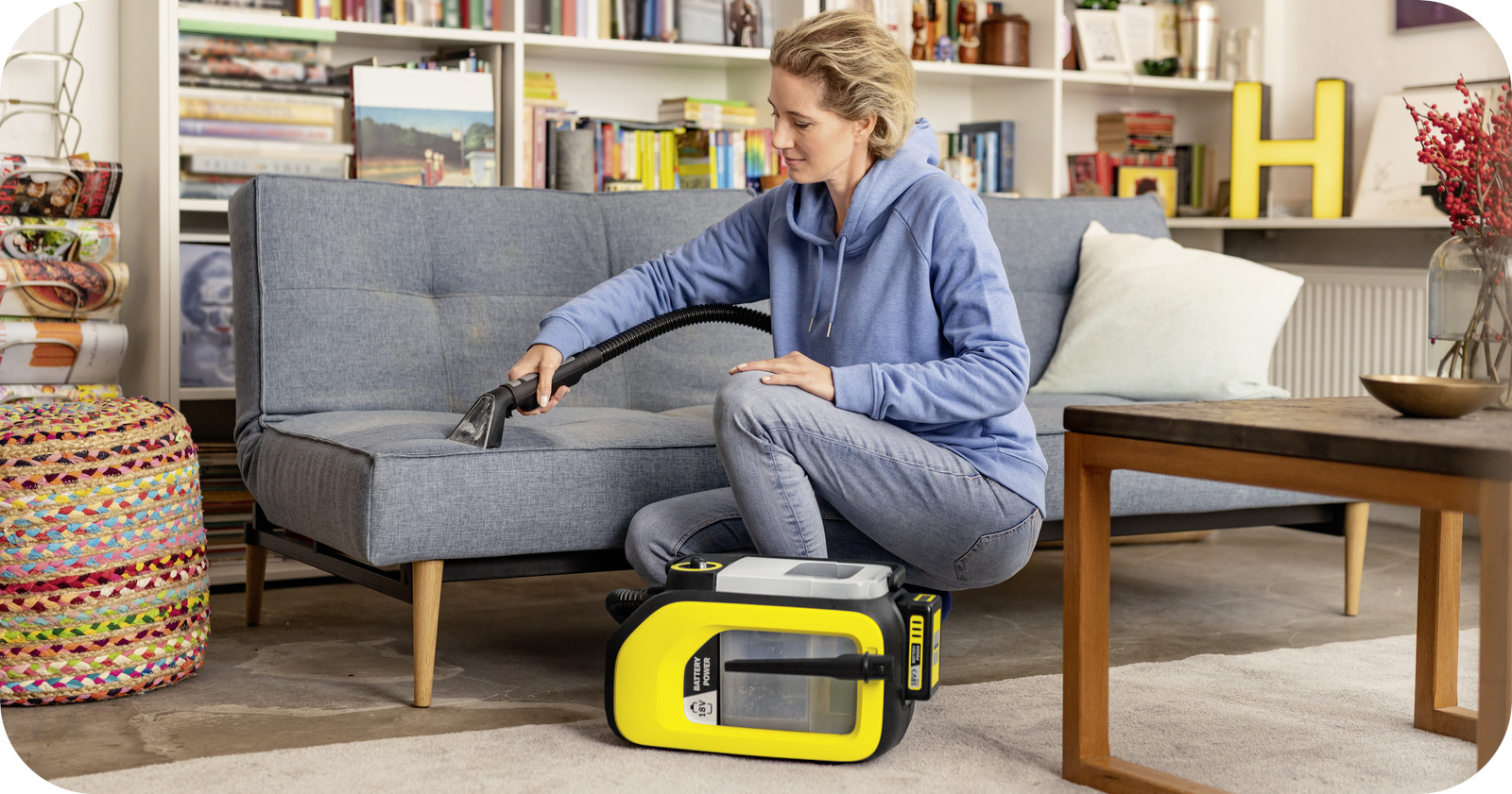 Odkurzacz do prania tapicerki meblowej karcher SE 3-18 Compact