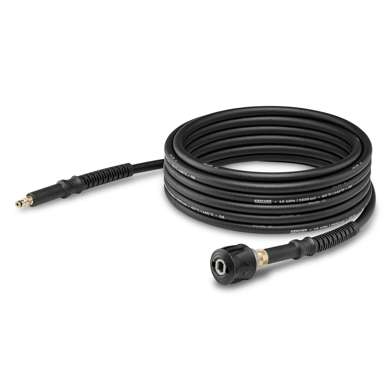 Przedłużka węża wysokociśnieniowego 10m do K 3 - K 7 firmy Karcher. Przedłużka węża wysokociśnieniowego 10m do K 3 - K 7 firmy Karcher. Prezentowana w pozycji leżącej.